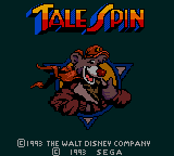 Tale Spin (USA, Europe) Title Screen